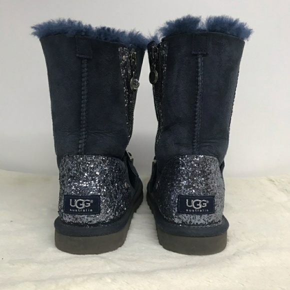 Ugg Australia Blaise Shearling Glitter  Winter Boots Size 9 - Picture 3 of 9